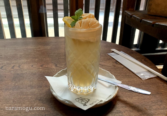 おにみみコーラフロートを今井町のカフェ em.sky 笑夢空(エムスカイ)さんで頂きました
